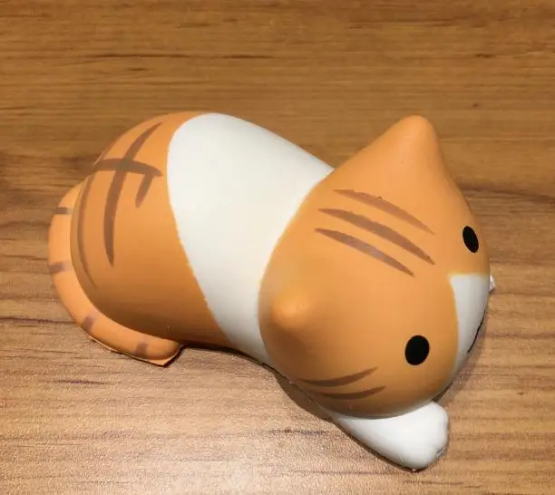 10pcs squeeze 10cm jumbo cat rare squishy Soft PU toy slow rising squishy food kids gift wholesale free shipping
