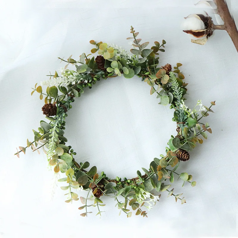New arrival leaf romantic head garland Wreath hairwear bridal girl kid wedding party flower hairbands free shipping | Украшения и