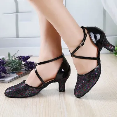 Женская обувь с блестками для латинских танцев|ballroom dance shoes|dance shoesdance ballroom shoes |
