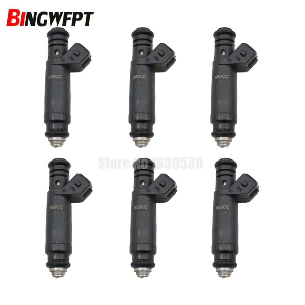 6 шт./лот Топливные форсунки насадка FI114961 107961 для Siemens Дека EV1 60LB BMW M3 325i 525i 535i Ford Jeep