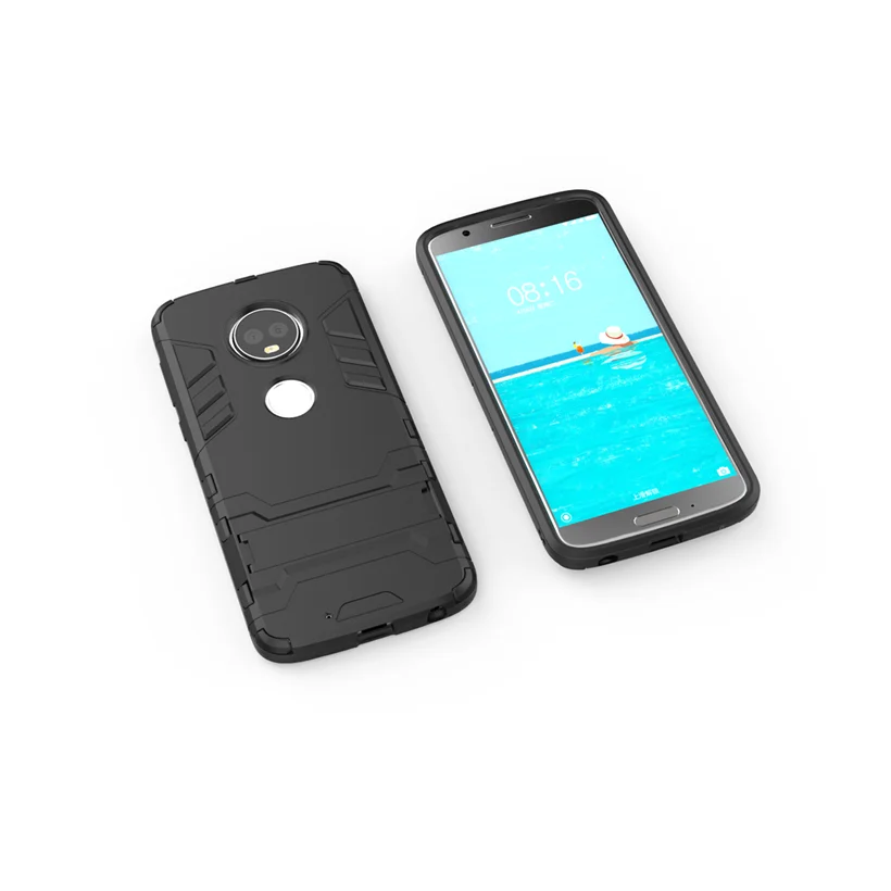 Чехол HEMASOLY для Moto G6 противоударный чехол G5S G5 Plus X4 M защитный Z2 Play сверхмощный ПК +