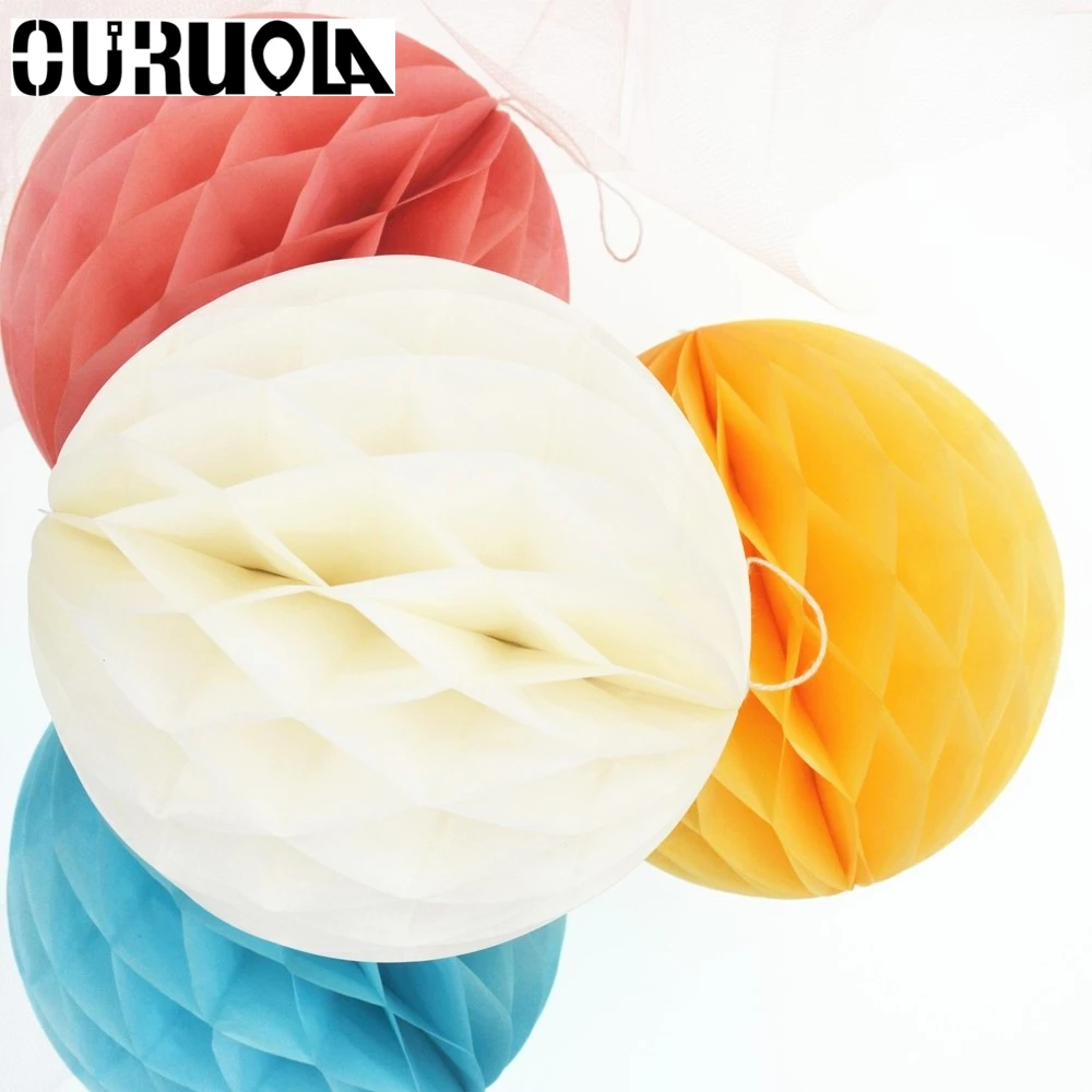 Babyshower Lampion вечерние декоративные бумажные фонари сотовые шары 5 шт 6 дюймов