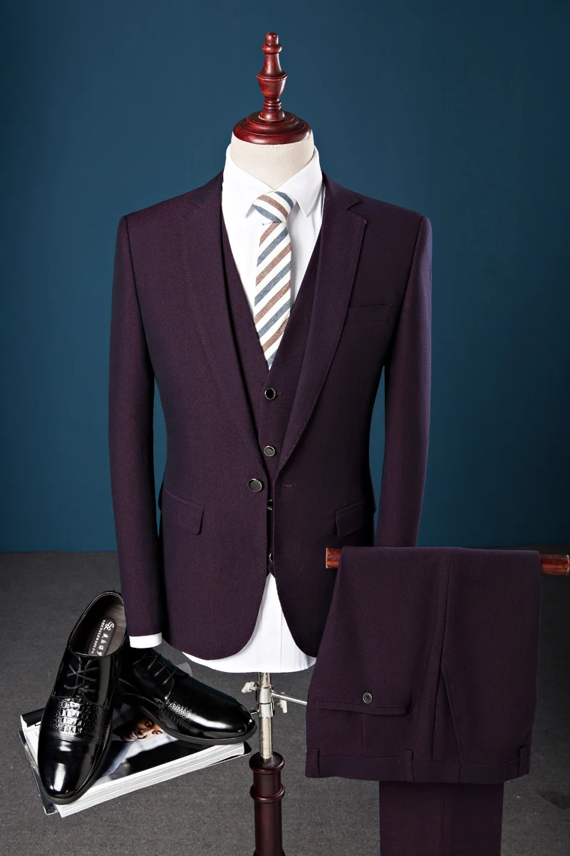 2017 Новые Сезонные стильные мужские изысканные костюмы высокое качество Модный