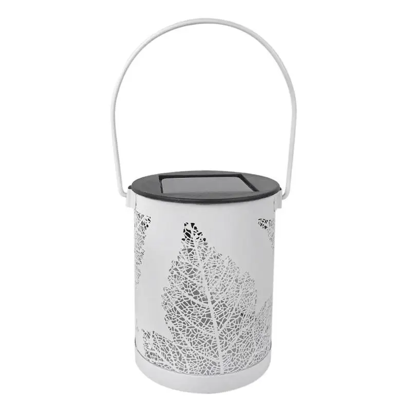 Портативный уличный садовый светильник на солнечной батарее металлическая