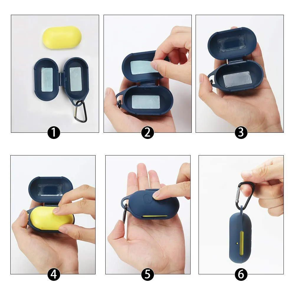 Solid Color Silicone Case Compatible for Samsung Galaxy Buds 2019 Shock Resistant Cover | Электроника