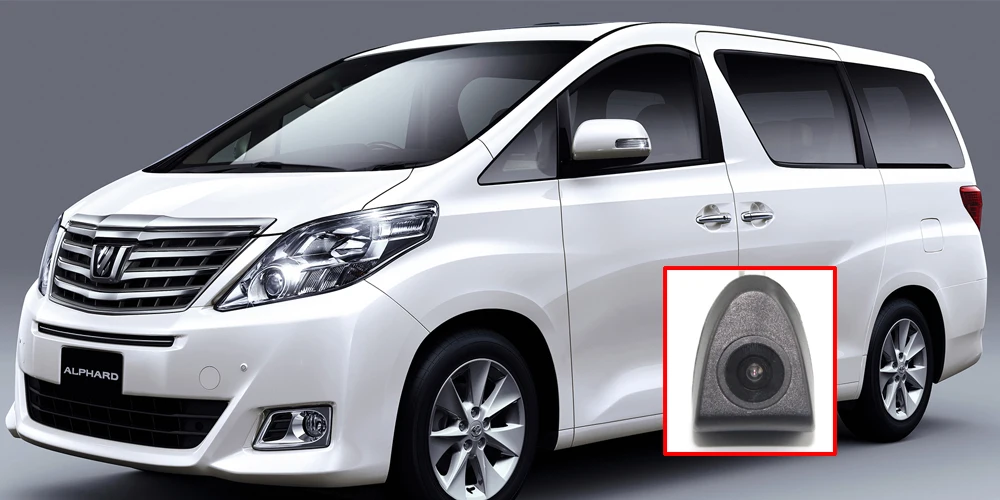 Для Toyota Alphard 2008- 2009 2010 2011 авто камера Автомобильная Камера Переднего Вида(не обратная задняя парковочная камера