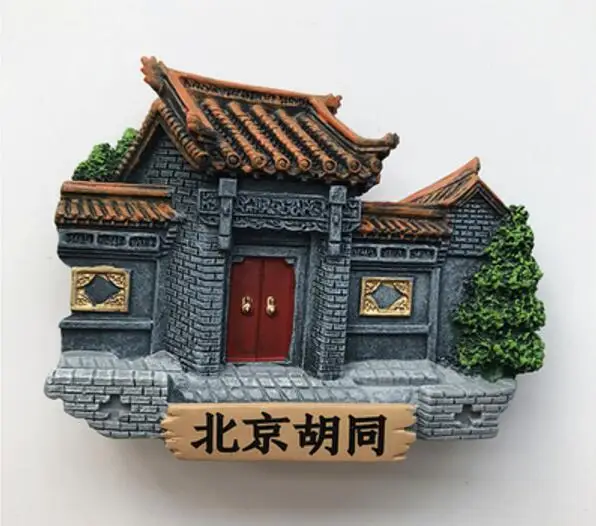 Пекин, Китай, птичье гнездо Hutong Великая стена храма неба магниты на холодильник туристические сувениры холодильник магнитная наклейка - Цвет: 002