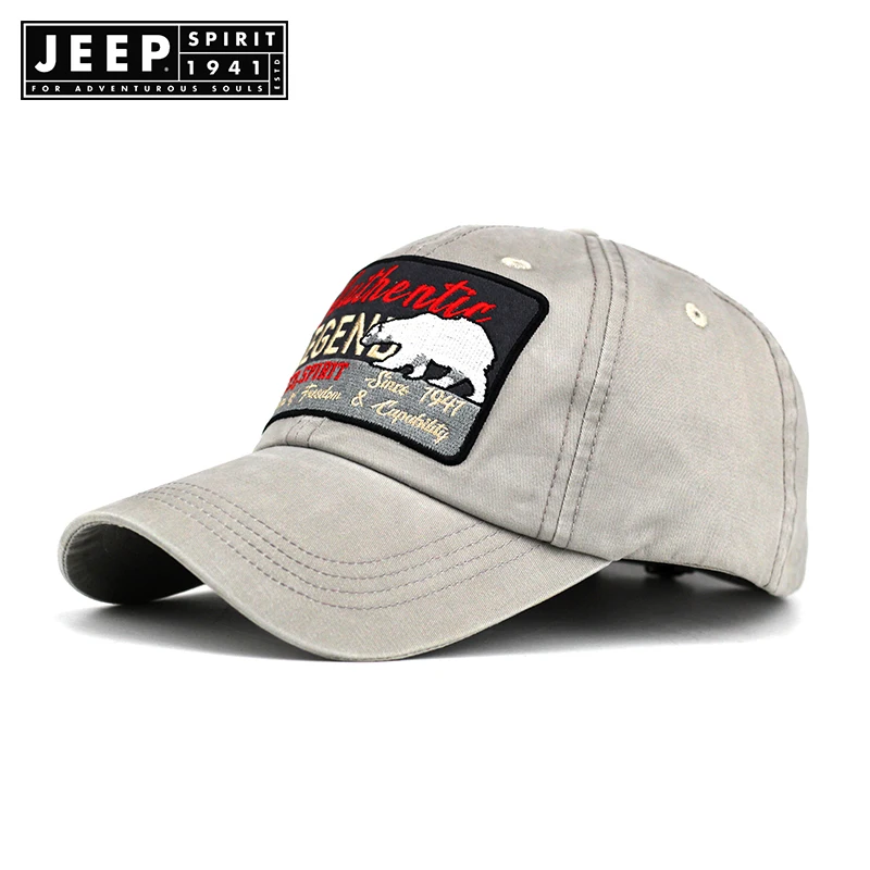 Бренд JEEP SPIRIT летняя бейсболка для женщин и мужчин сетчатая дышащая круглая Кепка