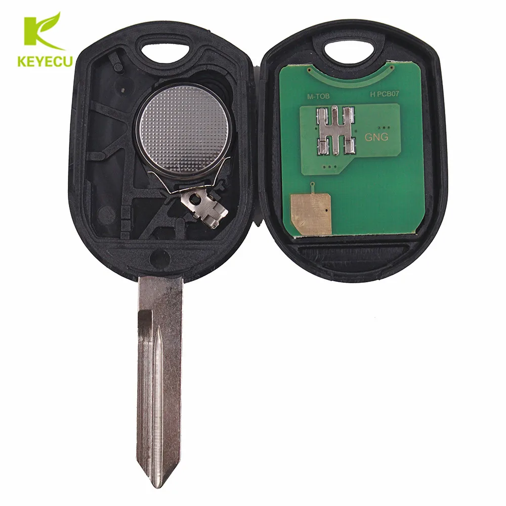 KEYECU 4 Button Remote Control Key Fob 433MHz 4D63 Chip for Ford Mustang Exploror Edge Lincon FCC: CWTWB1U793 | Автомобили и