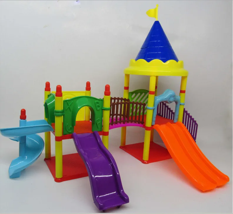 Тайвань горячий слайд парк развлечений + на качелях ее семья из четырех | Игрушки