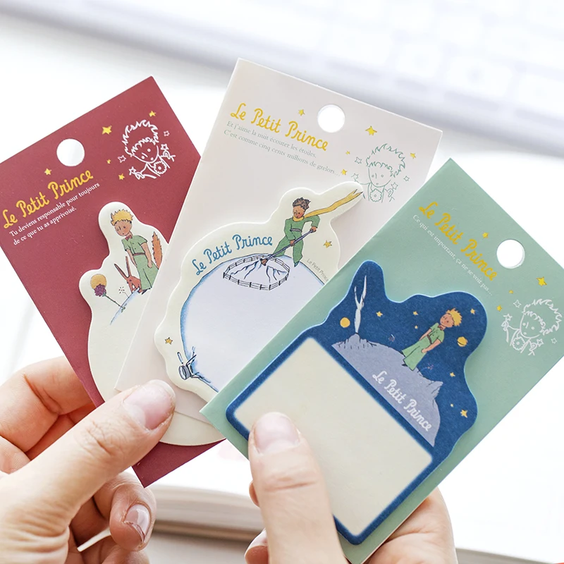 

30 Sheets Little Prince Memo Pad Paper Sticky Notes Planner Sticker Paste Kawaii Stationery Papeleria Office School Supplies