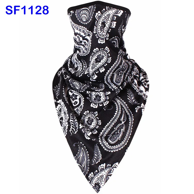 SF1128 WildSurfer треугольник шарф Печать езда половина маска для лица для велосипеда ветрозащитные Балаклавы дышащие банданы сноуборд шарфы FJ41 - Цвет: SF1128