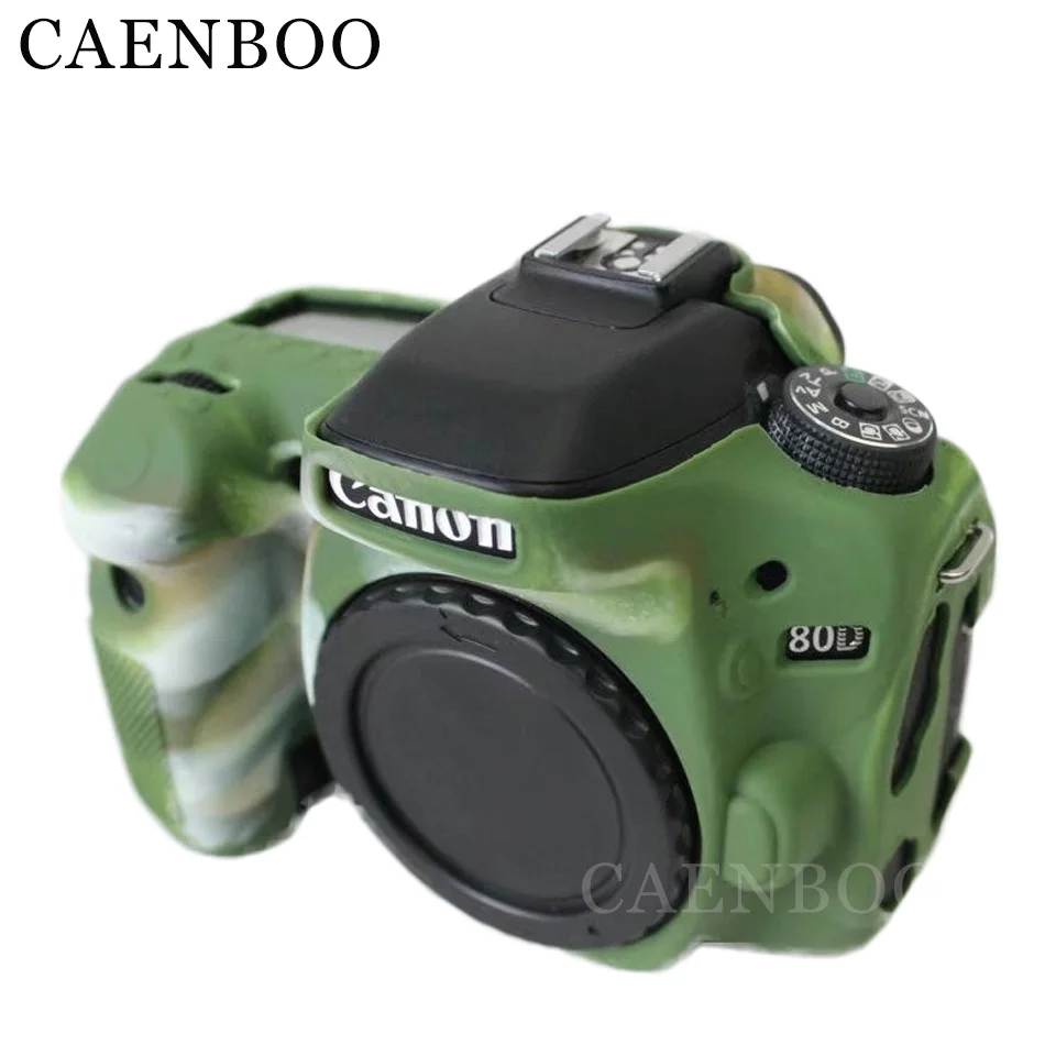 Чехлы для камер CAENBOO 80D мягкая силиконовая резиновая сумка камеры Canon EOS чехол
