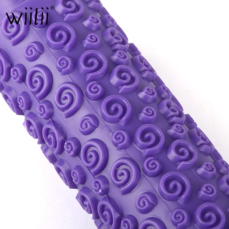 Pastic антипригарная помадка Скалка Инструмент Портативный рельефный Сердце