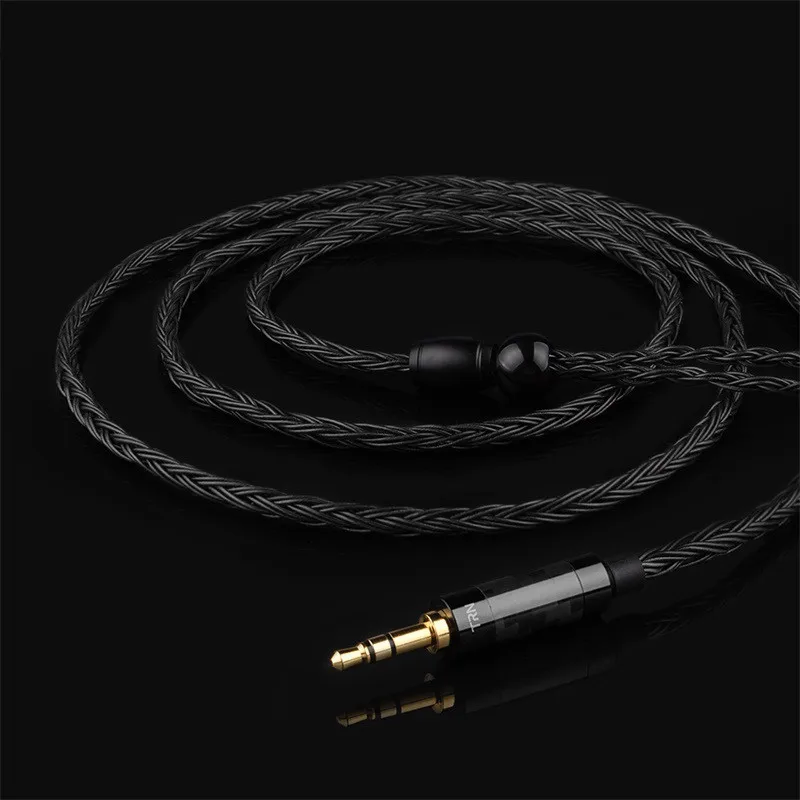 TRN 16 Core посеребренный медный кабель для наушников HIFI кабель для обновления 3,5 мм/2,5 мм разъем MMCX/2PIN 0,75 мм 0,78 мм интерфейсные кабели