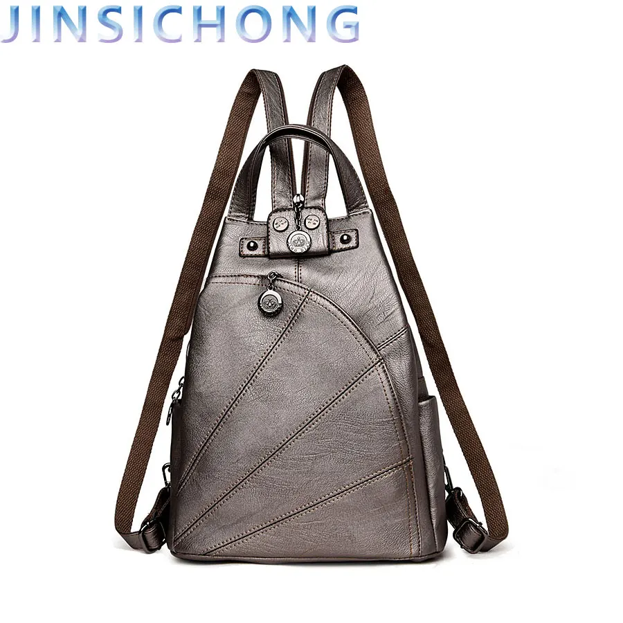 Новинка 2017 Модный женский рюкзак высокое качество молодежные кожаные рюкзаки