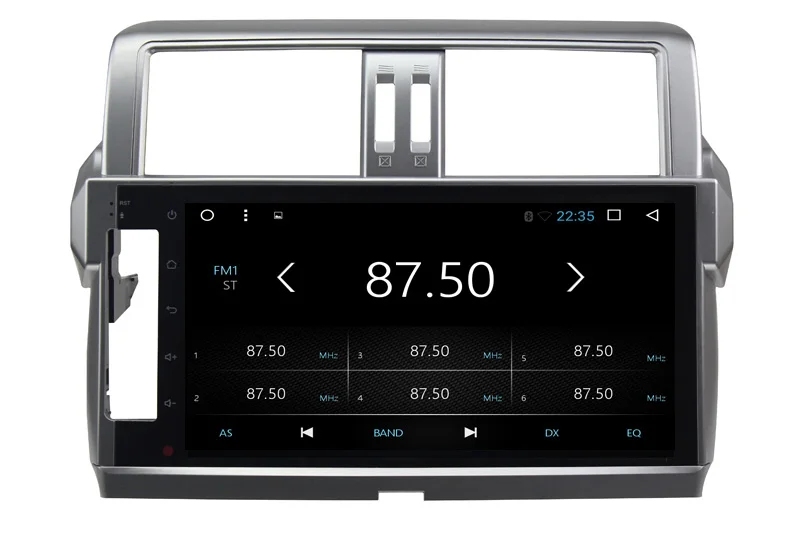 10 1 &quotВосьмиядерный Android 8 Автомобильный мультимедийный плеер GPS для Toyota Prado 150 LC150