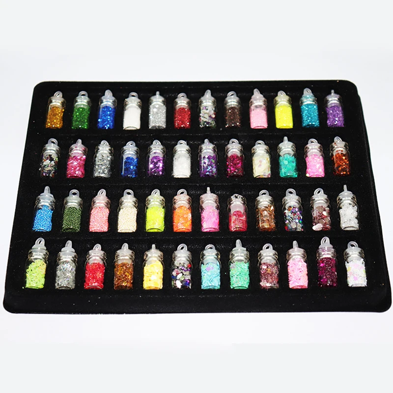 48 шт. Lizun DIY Slimes набор аксессуаров Блестящий наполнитель подвески для пушистой слизи антистрессовая игрушка пластилин детский подарок