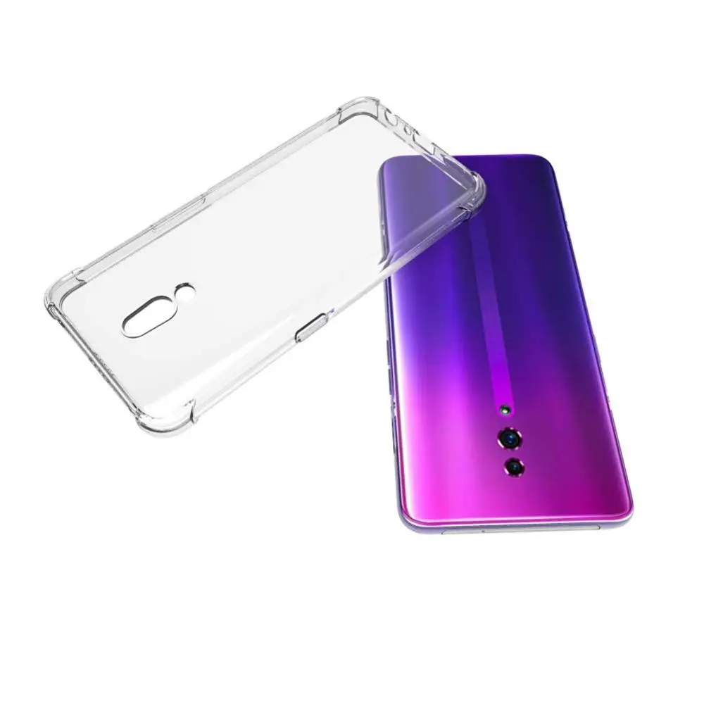 Protection Transparent TPU Silicone For OPPO Realme 3 Pro Reno10x Zoom Version Reno F11 F9 Shockproof |