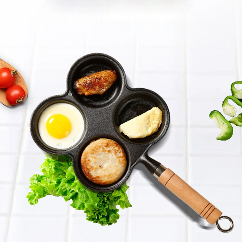 4 отверстия сковородка для омлета сделай сам яйцо на завтрак Клецки Форма
