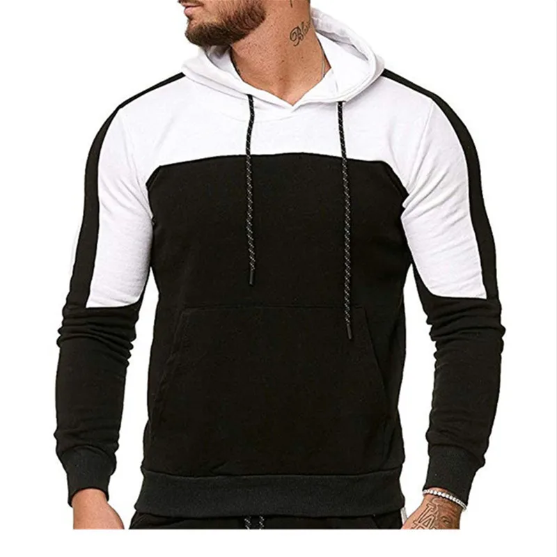 Мужские толстовки с капюшоном повседневные для активного отдыха весна осень