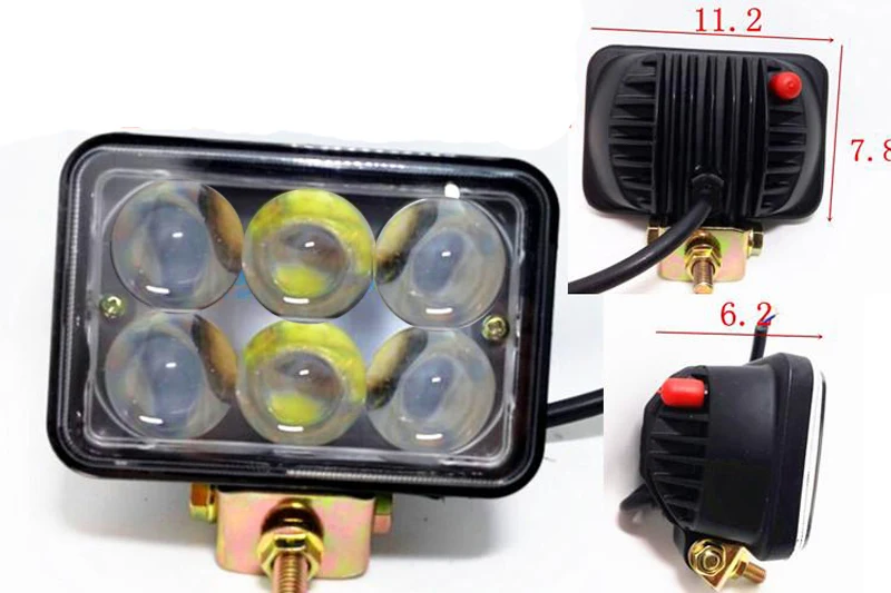 12v/24v/36v/48v/60v/72v Светодиодный точечный светильник Противотуманные фары дневные