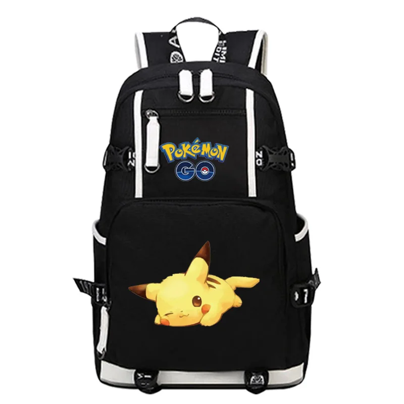 Go Pikachu Eevee дизайнерский Рюкзак Школьная Сумка повседневная Молодежная Студенческая книга дорожные сумки для ноутбуков - Цвет: Style 14