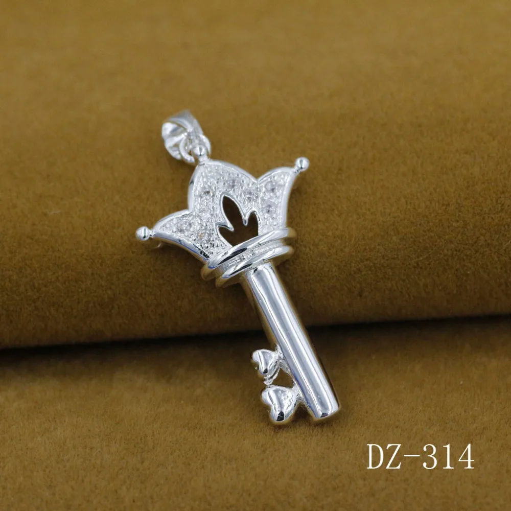 2017 vintage jewelry exquisite 925 KaiXinSuo zircon silver plated pendant with modern beautiful for female charm | Украшения и