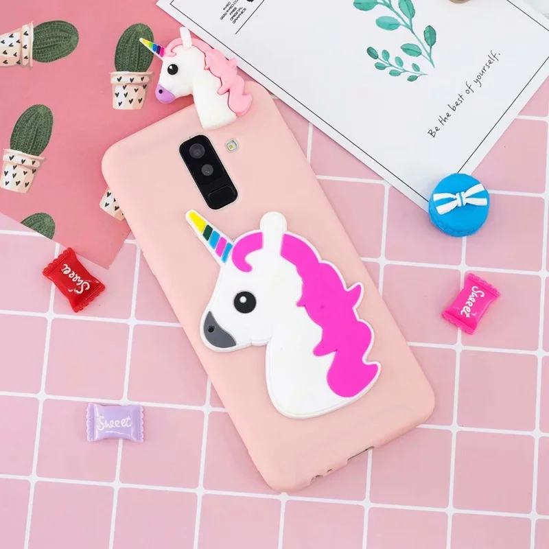 3D Cute Panda Bear Silicone Case for Samsung Galaxy A6/A8 Plus/J2/J3 Pro/J6 2018/A3/A5/A7 2017/J310/J510/J710/J520 Cartoon Cases |