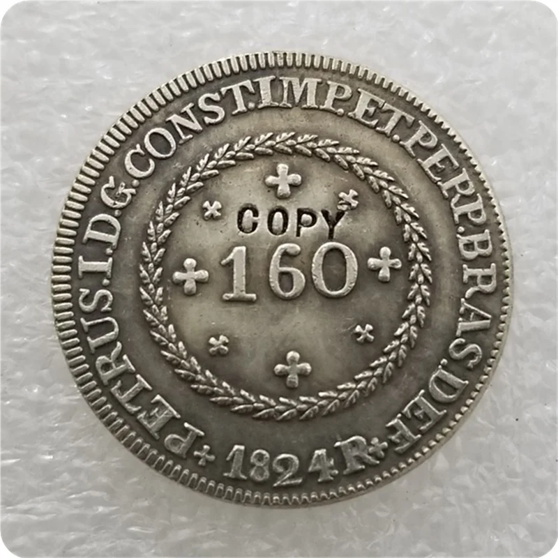 Копия монеты 1824 бразилиана 160 | Дом и сад