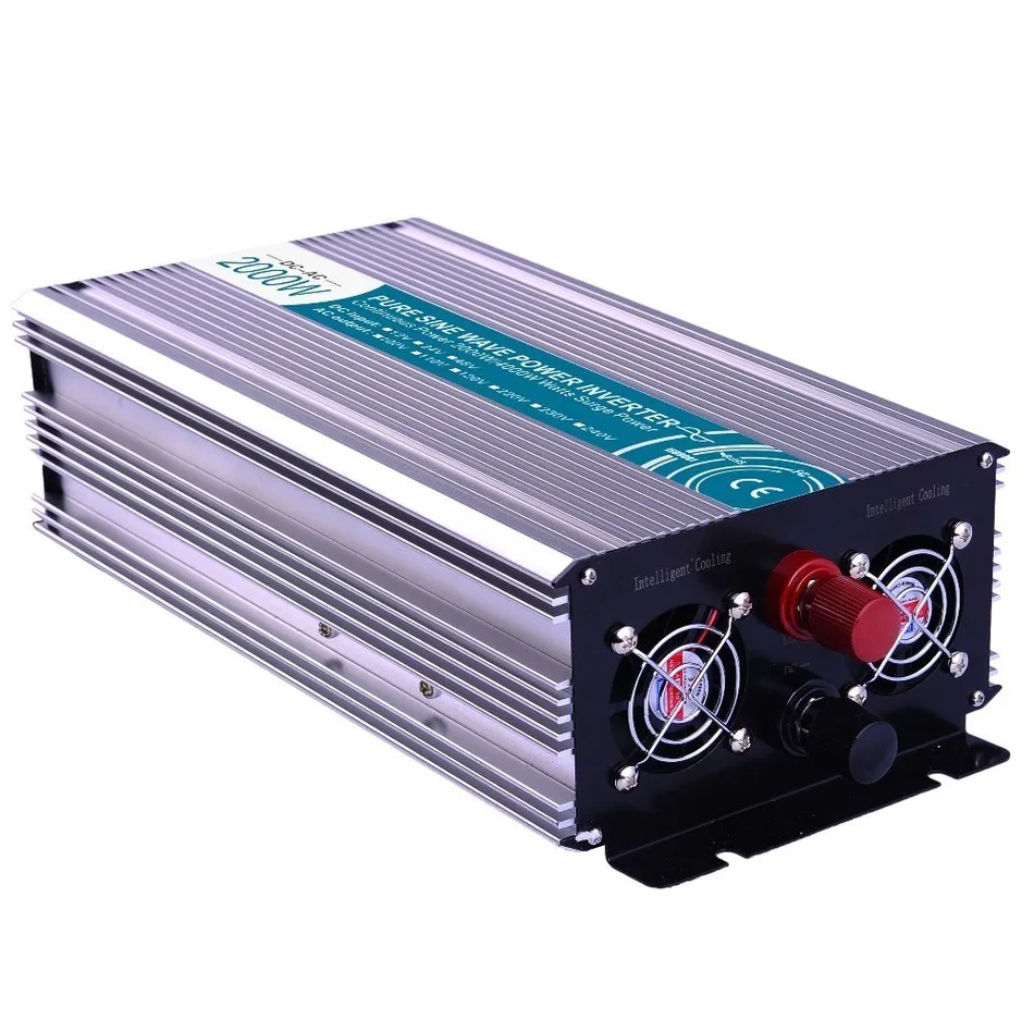 pure sine wave power inverter 12v 220v 2000w high efficient off grid voltage solar converter LED Display MKP2000-122 | Обустройство