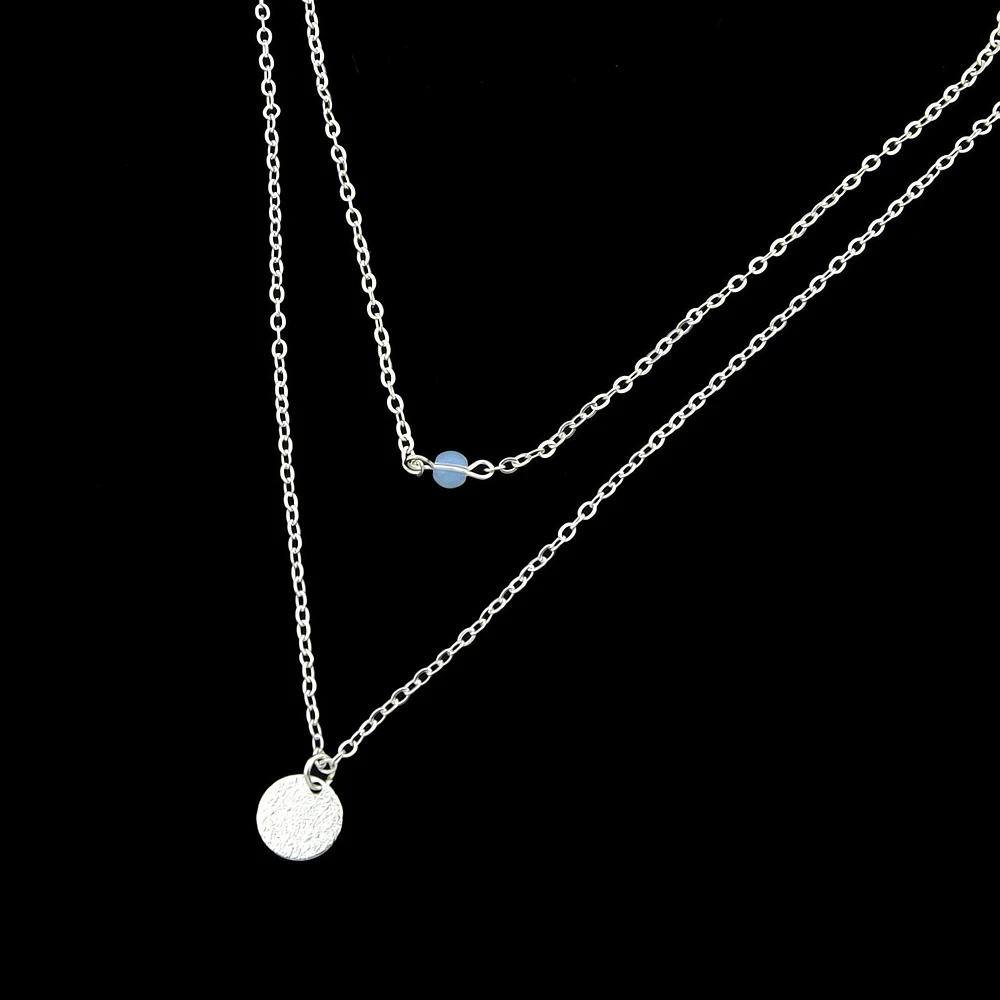 Панк-рок изделия Multi Слои цепи Цепочки и ожерелья цвета: золотистый серебристый