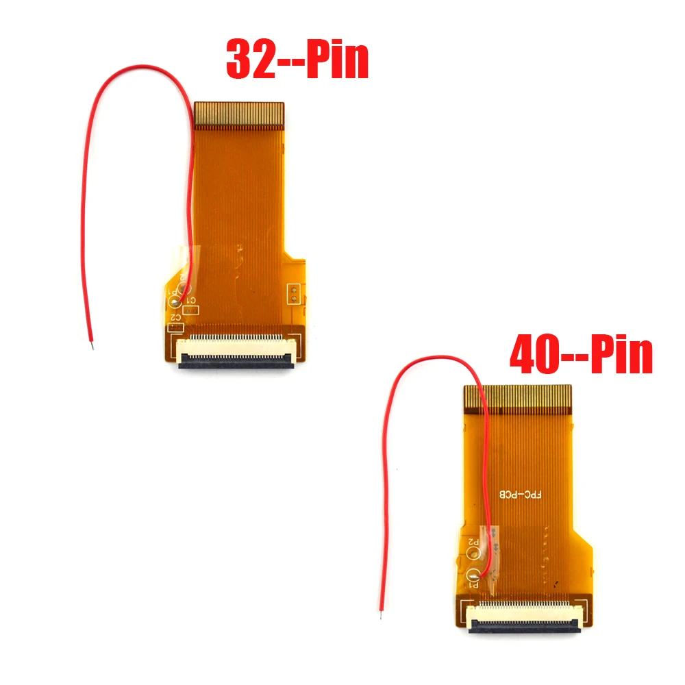 60PCS For GBA Ribbon Cable 32pin 40 Pin AGS 101 Backlit Adapter Screen Mod with cable