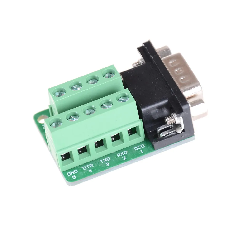 DB9 connector Terminal Module RS232 RS485 Adapter Signals Interface Converter Male COM D sub 9Pin New Arrival | Обустройство дома - Фото №1