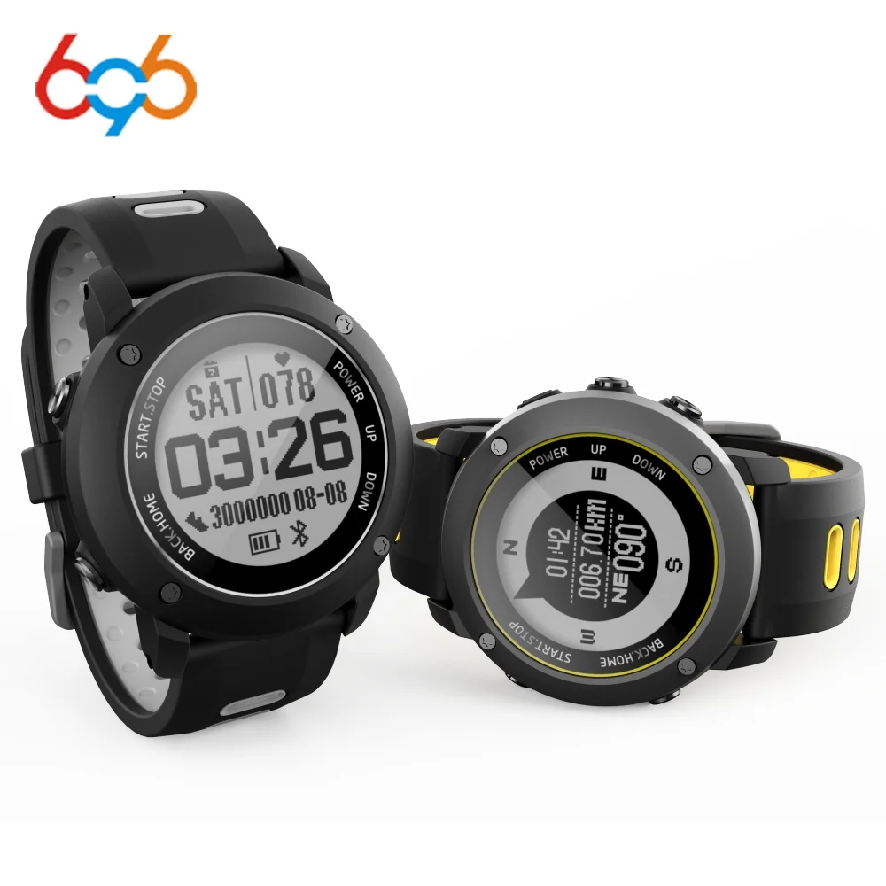 696 UW90 Bluetooth умные часы спортивные наручные 1 2 дюймов gps монитор сердечного ритма