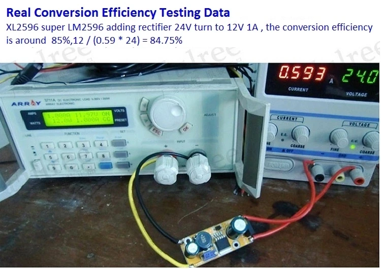 Fulree 24VAC для 12VDC, 12V переменного тока в постоянный 5V DC понижающий преобразователь понижающий модуль LM2596 Регулируемый 3A Max