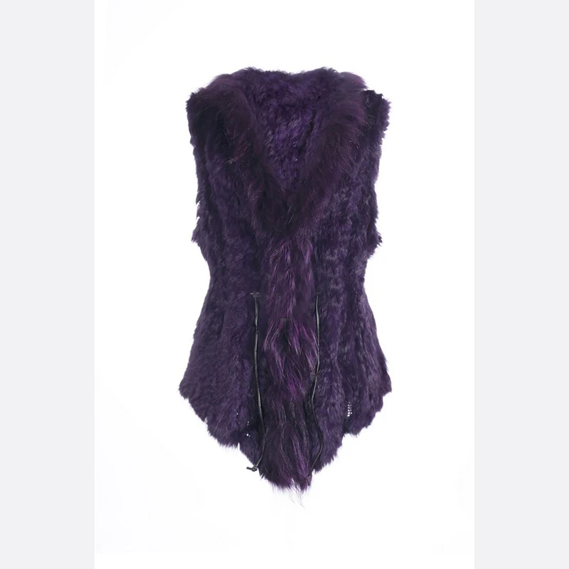 8 видов цветов для женщин из натуральной шапка с кремким мехом кролика жилеты