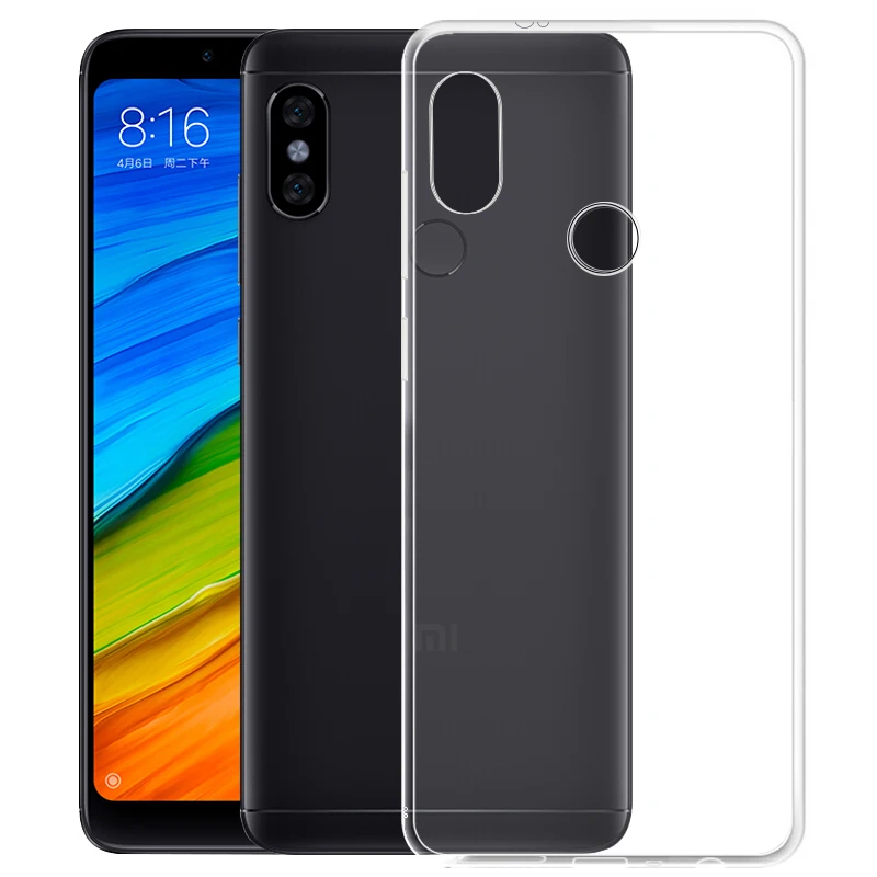Прозрачный мягкий силиконовый чехол из ТПУ Для Xiaomi Mi 6X A2 Mi6X MiA2 Ультратонкий для