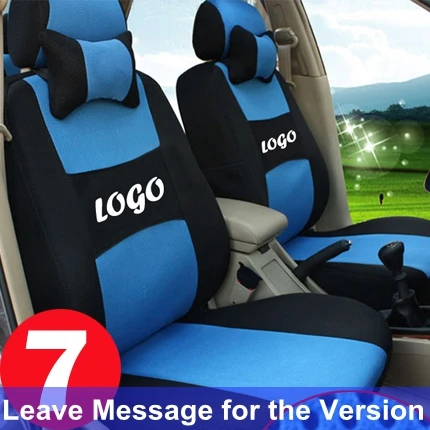 blue for 7 seats CARTAILOR авто чехлы для сидений citroen c4 Автокресло Обложка салона сэндвич Крышка мест Тюнинг автомобилей мест протектор - Название цвета: blue for 7 seats