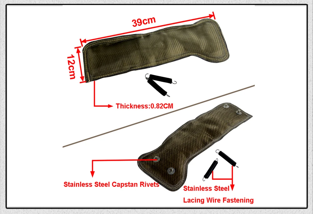 Free Shipping Turbo Heat Shield /Turbocharger Blanket WRAP+SPRING FOR Subaru WRX PQY-2306