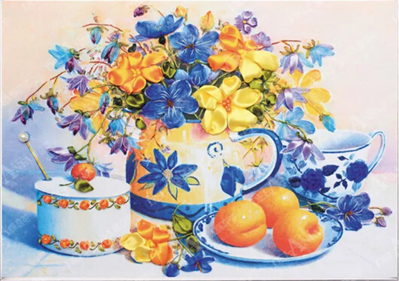 Картина для рукоделия Любовь Панды алмазная живопись сделай сам с цветами 5D