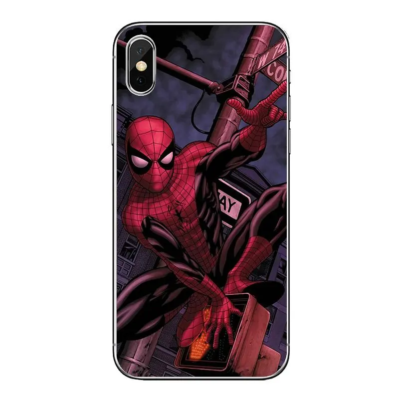 Человек-паук Marvel Hero DC Venom для Motorola Moto X4 E4 E5 G5 G5S G6 Z Z3 G3 C Play Plus мягкие прозрачные чехлы