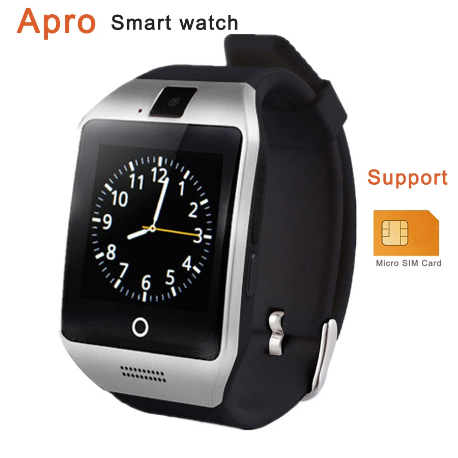 Apro Q18 наручные часы Bluetooth3.0 Smart Watch Жизнь Водонепроницаемый Поддержка СИМ-Карты NFC