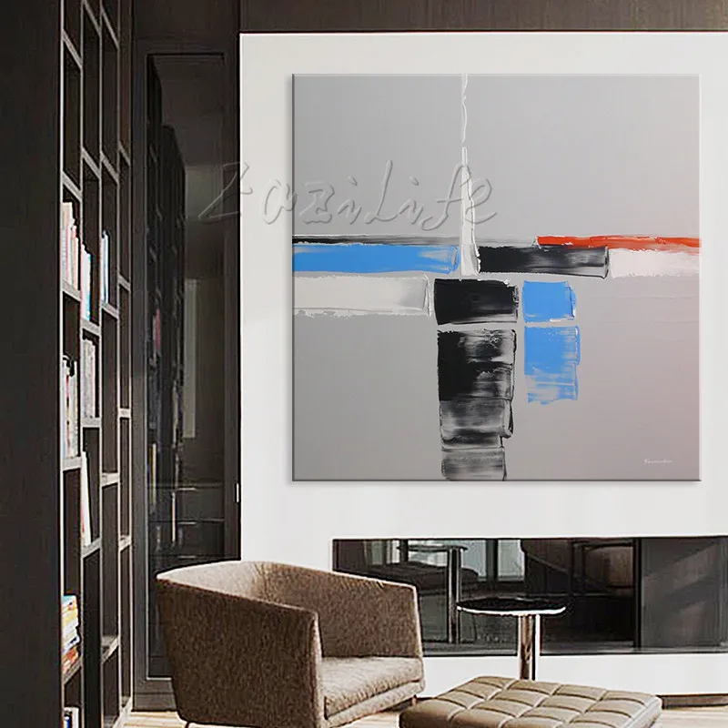 Ручная роспись на холсте картина маслом настенные картины для гостиной декор