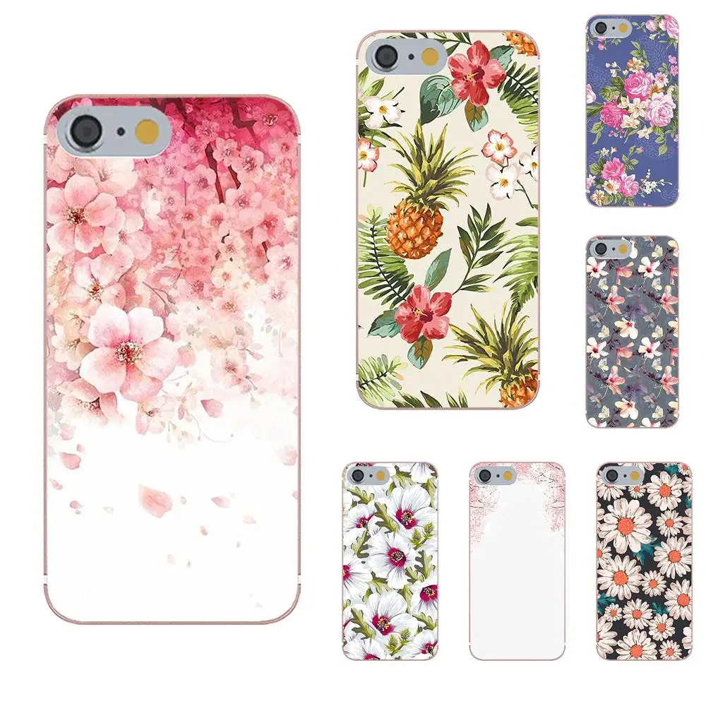 Для Huawei G7 Y6 II Y7 для Xiaomi Redmi Note 2 3 5 Mi 4 4C 4I 5S 5X 6X 8 SE Pro TPU Live Love Phone Flower Cherry Rose