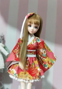 style5 Японские кимоно с повязка на голову для Блит, Kurhn, озон, OB24, Momoko, licca 1/6 куклы Cospaly Наряжаться Одежда для кукол - Цвет: style5