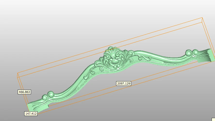 Модель 3D STL для фрезерного станка с ЧПУ рельефная резьба дизайн мебели