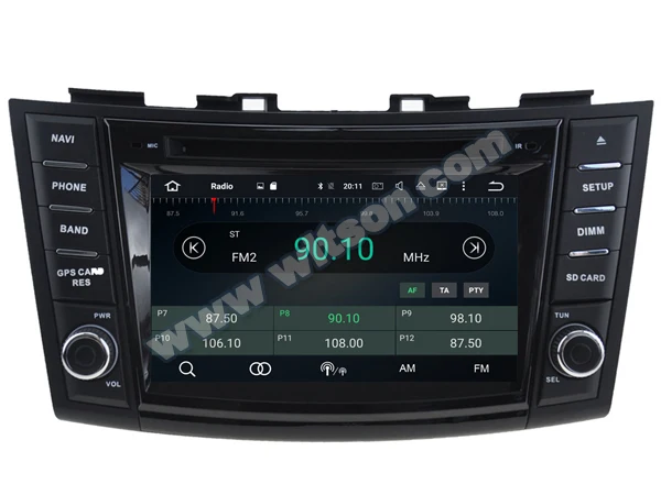 WITSON Android 9,0 ips HD экран для SUZUKI SWIFT 2012 автомобильный DVD для радио, навигации 4 Гб ram+ 32 Гб FLASH 8 Octa Core+ DVR/wifi+ DSP+ DAB+ OBD