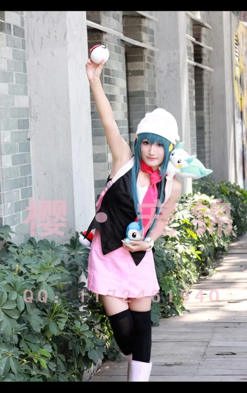 Костюм для косплея Dawn Hikari 11|cosplay costume|cosplay pokemon costumespokemon cosplay costumes |