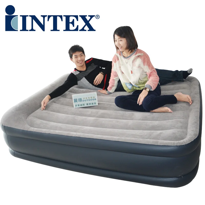 

Погружной насос intex Надувная Кровать воздушная кровать большой двухслойный двойной надувной матрас 67736